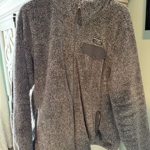 L.L. Bean Charcoal Fleece Jacket